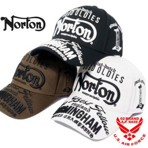 ノートン MAX3Dエンブレム刺繍 キャップ 帽子 メンズ 新作2024年モデル NORTON 242n8701｜02brand