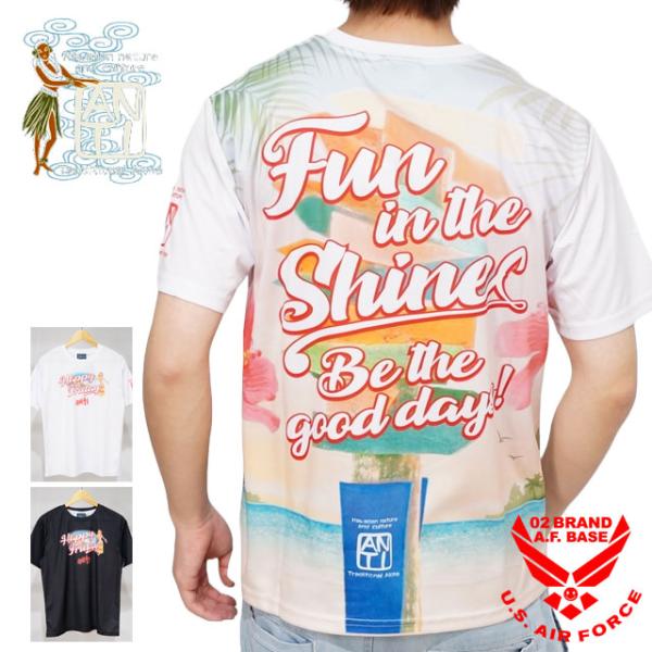 アンチ HAPPY FRIDAY 花金 ドライ 半袖Tシャツ メンズ 新作2024年モデル ANTI...