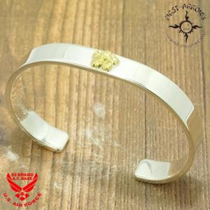 FIRST ARROW's（ファーストアローズ） K18付 平打12mm カラ草彫り