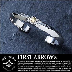 FIRST ARROW's（ファーストアローズ） K18付 平打12mm カラ草彫り