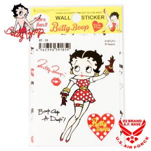 ベティブープ 水玉ドレスベティー ステッカー メンズ レディース ユニセックス 新作2023年モデル BETTY BOOP bt-st10｜02brand