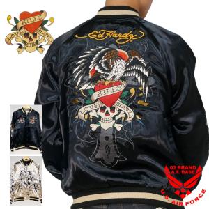 Ed Hardy（エド・ハーディー） REVERSIBLE SOUVENIR JACKET