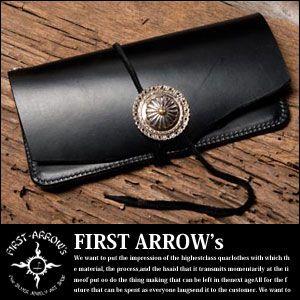 ポイント2倍!! ファーストアローズ K18 コンチョ(L)付 ブッテーロレザーロングウォレット(小...