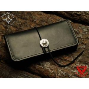 ポイント2倍!! ファーストアローズ　コンチョ(M-2)付 ロングウォレット(パイピング＆小銭入れ付...