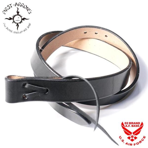 ポイント2倍!!ファーストアローズ イタリアン レザーベルト ブラック 30mm FIRST ARR...