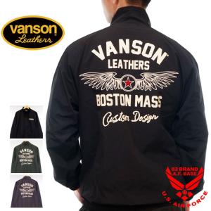 バンソン フライングスター刺繍 ナイロンジャケット アウター メンズ 新作2025年モデル VANSON nvsz-2510｜02BRAND ゼロツーブランド