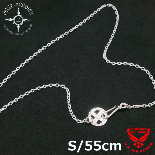 ポイント2倍!!ファーストアローズ メディスンホイール付き ネックレスチェーン Sサイズ 55cm ...