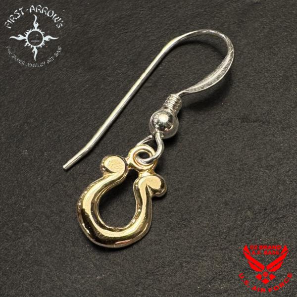ポイント2倍!!ファーストアローズ ALL-K18 Horseshoe キャッチピアス 単品 FIR...