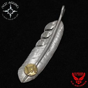 【美品】FIRST ARROW’S K18付 フェザー L P-002L K18付 フェザー(L) | ペンダントヘッド | FIRST-ARROW's