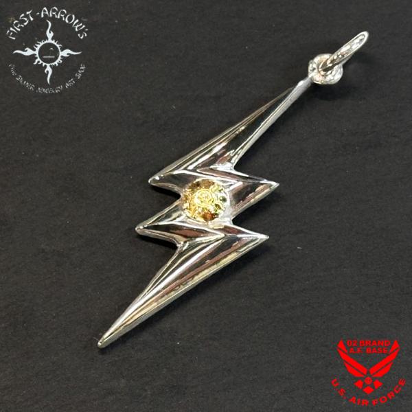 ポイント2倍!!ファーストアローズ K18付 Lightning Lサイズ ペンダントトップ FIR...