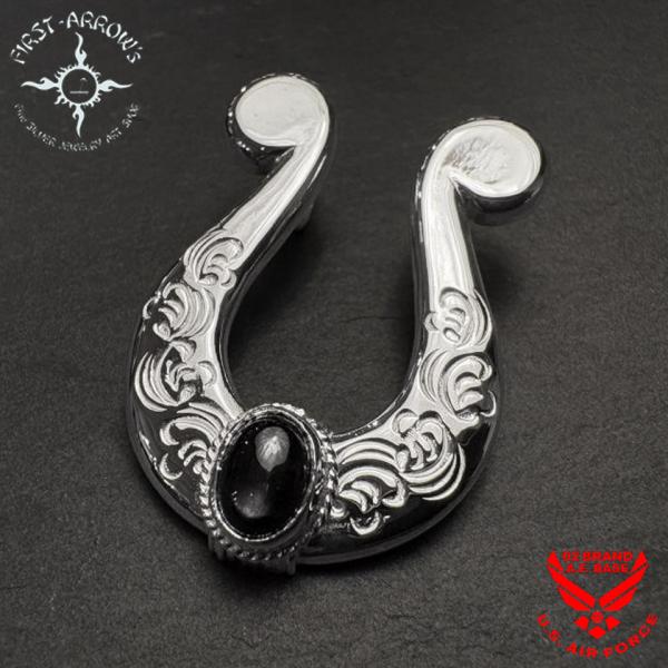 ポイント2倍!!ファーストアローズ ブラックスター付 カラ草彫り Horseshoe Lサイズ ペン...