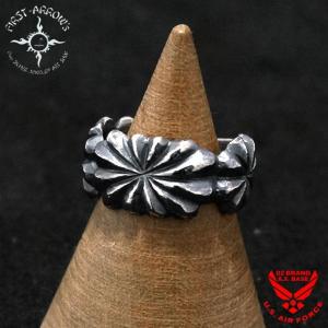 FIRST ARROW's/ファーストアローズ】「Flat Hammered 8mm Plane Ring