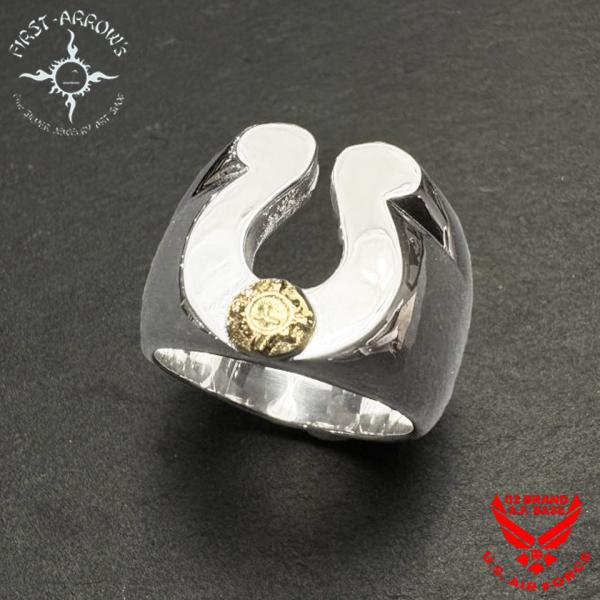 ポイント2倍!!ファーストアローズ K18付Horseshoe リング FIRST ARROW'S ...