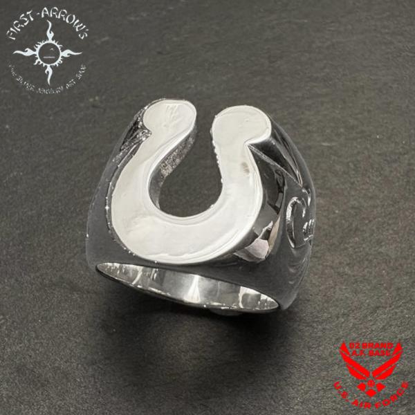 ポイント2倍!!ファーストアローズ カラ草彫りHorseshoe リング FIRST ARROW'S...