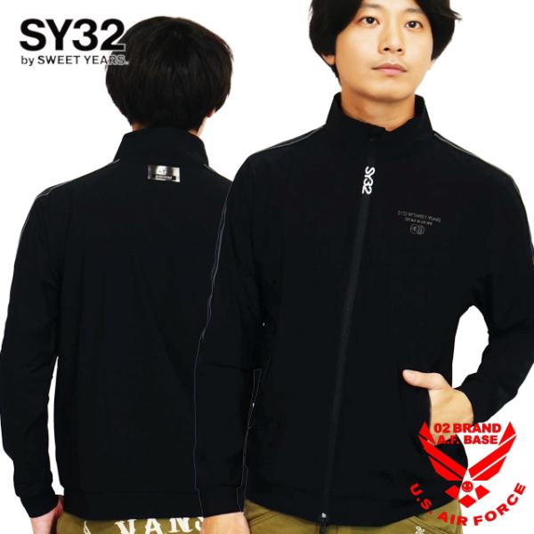 SY32 エンボスラインロゴ カルビコ425 ストレッチジャケット アウター メンズ 新作2025年...