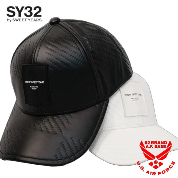 SY32 ブロックエンボス柄 キャップ CAP ユニセックス 新作2025-2026年モデル SWE...