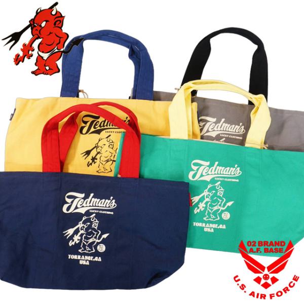 テッドマン 大判 エンブレムプリント キャンバストートバッグ ユニセックス 新作2026年モデル T...