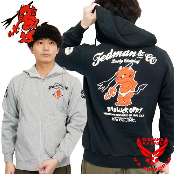 テッドマン スタンダードテッド スウェット ZIPパーカー メンズ 新作2026年モデル TEDMA...