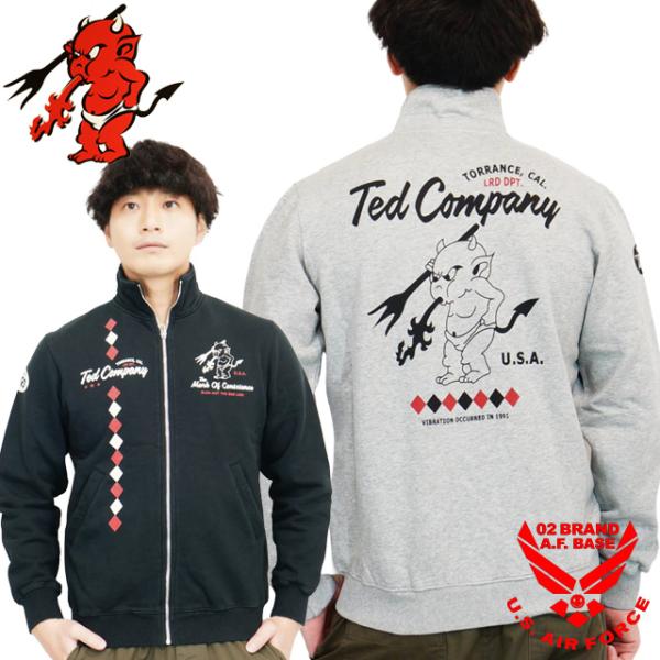 テッドマン アーガイルライン スタンダードテッド スウェット ジップトレーナー メンズ 新作2026...