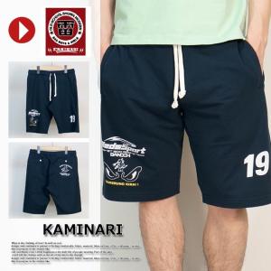 KAMINARI・カミナリ×爆走坂東組コラボ/ショートパンツ32インチ