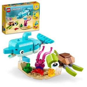 レゴ LEGO クリエイター イルカとカメ 31128 おもちゃ ブロック 動物 どうぶつ 男の子 女の子 6歳以上の商品画像