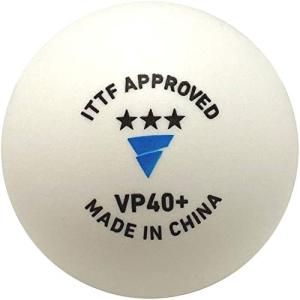 ヴィクタス (VICTAS) 卓球 公認試合球 ヴィクタス (VICTAS) 卓球 公認試合球 VP40+ 3スター 3個入り ホワイト 01500の商品画像