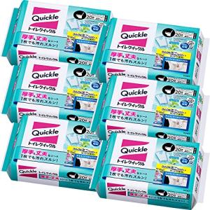 まとめ買いトイレクイックル つめかえ用 大容量 20枚入 × 6個 99%除菌 24時間抗菌の商品画像