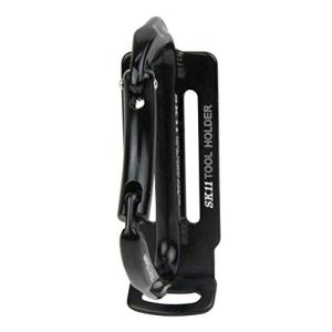 SK11 アルミツールフック ベルト幅50mm用 SATHMBLACK 耐荷重3kg ブラック 落下防止コード取付可能の商品画像