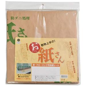 萩原 床保護マット ブラウン 4.5帖用 敷物用保護シート お紙さん 990300560の商品画像
