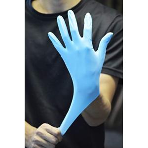 川西工業 ニトリル極薄手袋 粉なし 100枚入 #2041 ブルー Lの商品画像