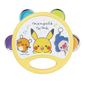 トイローヤル モンポケ タンバリン (ピカチュウ/ポケモン) 赤ちゃん 幼児 おもちゃ (楽器遊び/音が鳴る) カラフルの商品画像