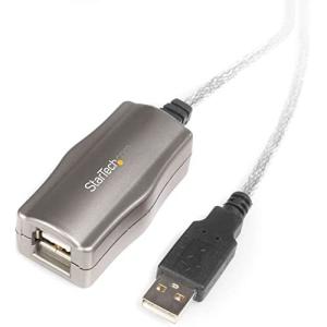 StarTech.com USB 2.0準拠リピータケーブル 4.5m USB A (メス)-USB A (オス) 延長ケーブル USB2FAAEXT｜0301em