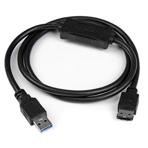 StarTech.com USB 3.0 - eSATA変換アダプタケーブル (91cm) eSATA対応HDD/SSD/光学ドライブを接続可能 USの商品画像