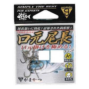 がまかつ (Gamakatsu) シングルフック A1 口元尾長 茶 9号 10本 68045の商品画像