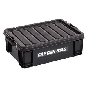 キャプテンスタッグ (CAPTAIN STAG) 収納ボックス コンテナボックス 23L W545×D379×H178mm 日本製 No22 ブラックの商品画像