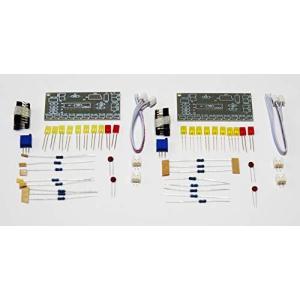 LM3915 10LED表示x2 ステレオ オーディオレベルメーター VUメーター