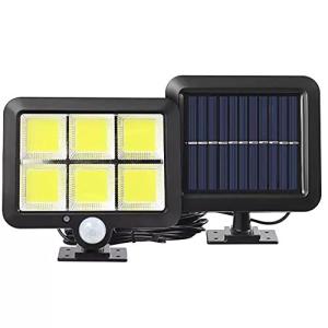 投光器 ソーラー ライト 防犯 屋外 LED 高輝度 人感 センサー 太陽光充電 COBの商品画像