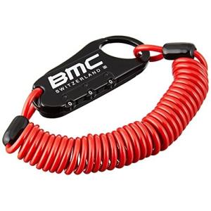 BMC (ビーエムシー) BMCロゴ入り ワイヤー錠 BK Body/Red Wireの商品画像