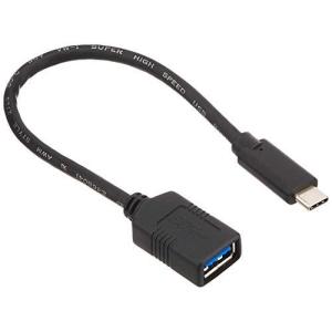 BUFFALO USB3.1Gen1変換ケーブル (AメスtoC) 0.15m ブラック BSUAMC311015BKの商品画像