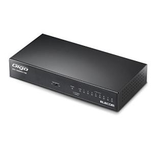 エレコム スイッチングハブ ギガビット 8ポート 金属筐体