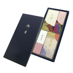 薫寿堂のお線香 特撰花琳 アソート二種香 紙箱入 #193の商品画像
