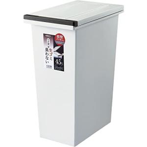 ゴミ箱 エバンMP密閉プッシュペール45L ホワイトの商品画像