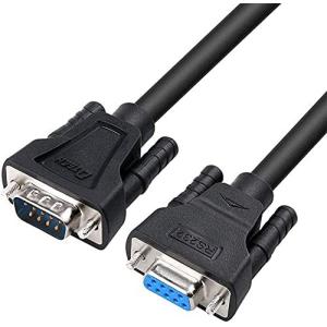 DTECH RS232C 延長ケーブル 3m オス-メス シリアル クロス ケーブル DB9 Cable Null Modem ヌルモデムケーブルの商品画像