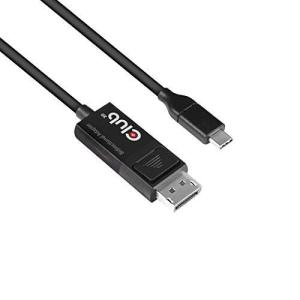 Club3D USB Type C to DisplayPort 1.4 8K 60Hz HDR 1.8m 双方向 ケーブル (CAC-1557)の商品画像