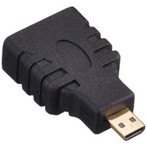 エレコム HDMI (メス) - micro HDMI (オス) 変換アダプタ ブラック AD-HDAD3BKの商品画像