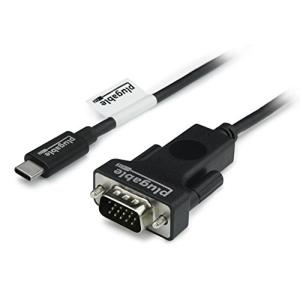 Plugable USB-C - VGA 変換アダプターケーブル 1.8m 1920x1200 60Hz までに対応 Thunderbolt 3 対応の商品画像