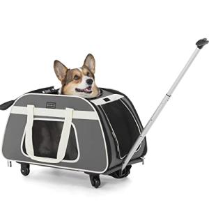 Petsfit ペットキャリー キャスター付 キャリーカート ペット用 