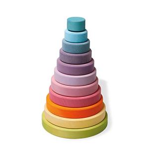 Grimms Large Conical スタッキングタワー パステル - 最安値・価格 