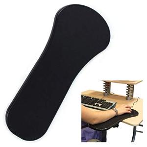 アームレスト リストレスト マウス パッド 工具不要 椅子 取り付け 後付け 可能 肘掛け 肘置き デスクワーク ゲーム （ブラック）の商品画像
