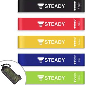 STEADY トレーニングチューブ 【Designed in Japan 強度別5本セット/収納袋/トレーニング動画付】 ステディ ST1の商品画像